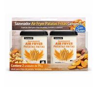 Sazonador Air Fryer Patatas fritas Carmencita, Sazonador Papas, Especias ideal para chips de patata, boniato o calabaza, Con Gluten, Contiene 2 unidades de 75 g