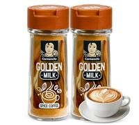 Sazonador Golden Milk Carmencita, Leche de Oro, mezcla de especias para cafe con la que preparar una reconfortante leche dorada, Sin Gluten, Contiene 2 unidades de 42 g