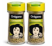 Sazonador Oregano Carmencita 8g, Oregano Molido, Ideal para pizzas, pastas, ensaladas y salsas, Aroma frescura y sabor mediterráneo a tus platos, Sin Gluten, Contiene 2 unidades de 8 g