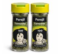 Sazonador Perejil Carmencita, Ideal para pescados, salsa, huevos y verduras, sabor fresco en una ensalada de cuscús, tomate, pepino y hierbabuena, Sin Gluten, Contiene 2 unidades de 12 g