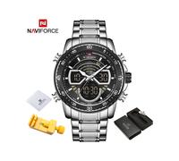 (SB BOX) Relojes de moda para hombre, reloj de pulsera deportivo militar analógico digital de cuarzo