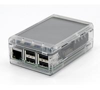 SB Components Funda Premium para Raspberry Pi 3 B+, 3, 2B y 3.2 Pulgadas TFT LCD Protectora Raspberry Pi y LCD, Transparente