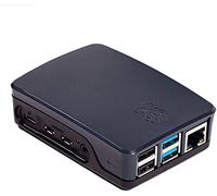 Sb components Raspberry Pi 4 Funda Oficial, Funda Protectora Raspberry Pi 4, 4B, 4 Modelo B, Funda Oficial Raspberry Pi 4 (Negro/Gris)