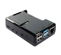 SB Components Raspberry Pi 4 Modelo B - Funda negra - Acceso a todos los puertos cumple con RoHS