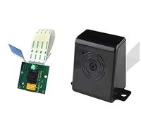 sb Components Raspberry Pi - Cámara Raspberry Pi con funda, kit de cámara Raspberry Pi con módulo de cámara Raspberry Pi Rev 1.3 y funda protectora para cámara Raspberry Pi negro Carcasa negra.