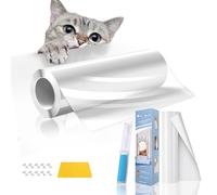 SB® Protector de Sofás para arañazos de Gato 30cm*300cm + Rodillo Quita Pelusas + Espátula de Colocación | Protección Anti Arañazos de Mascotas para Todo Tipo de Muebles