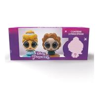 #sbabam, Disney Princesas Toy, Principesse Bambole con Occhi Glitter, 3 Pz, Giochi per Bambini da Edicola, Disney Piccole, Gadget e Regalo Bambina con Personaggio a Sorpresa