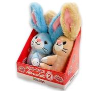 Sbabam Doki Doki Hugs, Peluche Suave para Dulces Abrazos, 2 Piezas, Animales de Juguete para Niños,Juguetes Infantiles y Títeres de Quiosco - Pareja de Títeres de Peluche para Regalos de Bebés y Niños