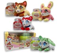 #sbabam Funny Box Doki Doki Sweet Friends, Peluches Suaves en Frasco, 2 Piezas, Animales de Juguete para niños, Juegos Infantiles y muñecos de quiosco - Par de Peluches para Regalar a niños y niñas