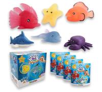 Sbabam Funny Box Tropical Friends Jelly Planet, Juegos de Quiosco, Animales de Juguete Suaves Perfumados, Encuentra Cambios de Color - Regalo para Niños