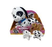 #sbabam, Mammy Surprise - Juego de Juguetes para niños de quiosco, Peluche para Perro, Juguete de marioneta, pequeños muñecos con Mini Cachorros y transportín, Juego para niños, Regalo para niños