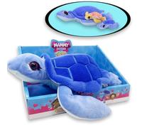 #sbabam Tortuga Mammy Surprise Big Turtle, 30 cm, con Mini Cachorros, Juguetes de Peluche para Niños, Juegos Infantiles en Quioscos - Marioneta de Tortuga +3 Años