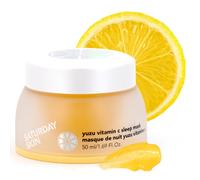 Sbado Piel Yuzu Vitamina C Duerme Overnight Face Mask Cuidado de la piel Retinol Niacinamide Himoterizador Iluminante Duermiendo Mscara para dormir