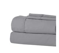 Sbanas slidas de microfibra suave de hilos modernos - Luxurious Microfibra Sheets - Incluye una hoja ajustada con bolsillos profundos y fundas