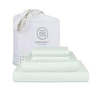 Sαbanas Threadmill para colchσn doble | Juego de sαbanas individuales de 800 hilos con 15 bolsillos profundos | Tejido de satιn mejor que el algo