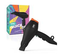 SBB Accesorios Moldeadores - Secador de Pelo Compacto Quick 2Dry 2000w - Secado Rápido y Ligero, 4 Ajustes de Calor y 2 Ajustes de Velocidad con Aceites de Macadamia y Argán Contra el Encrespamiento