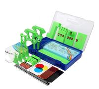 SBCGFY Banco óptico con Lentes cóncavas y convexas Conjunto de experimentos ópticos Demostrador de inducción electromagnética de imágenes de Orificios pequeños Fenómeno del Efecto electromagnético