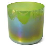 SBCGFY Cuenco de Cristal Tibetano, Cuenco de Cristal alquimista Verde de 15 cm, 440 Hz, Accesorios de meditación, Alivia la Fatiga y la ansiedad, para Principiantes y Profesionales. Nota: