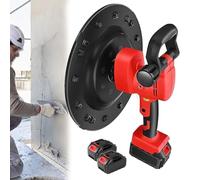 SBCGFY Llana eléctrica para hormigón - Máquina Manual para Alisar Superficies de Paredes con Velocidad Variable, para construcción y Acabado de mortero, 2 baterías de Litio