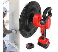 SBCGFY Llana eléctrica para hormigón - Máquina Manual para Alisar Superficies de Paredes con Velocidad Variable, para construcción y Acabado de mortero, 1 batería de Litio