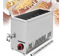 SBCGFY Máquina freidora de palitos de Salchicha con Queso, freidora eléctrica Comercial de 21 litros, Horno eléctrico para Papas Fritas y Corn Dogs, para restaurantes.