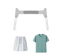 SBCGFY Torso de maniquí Ajustable de acrílico Transparente para fotografía, Percha Invisible portátil para Pantalones, Faldas y Blusas, Ideal para exhibiciones de Moda.