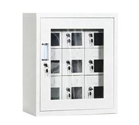 SBCWH Taquilla Metálica con 6/9/12 Compartimentos para Teléfonos Móviles, Armario de Almacenamiento de Teléfonos Móviles de Acrílico, para Escuelas y Salas de Conferencias(52x30x62cm)