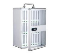 SBCWH Taquilla para Teléfonos Móviles con 12/24/36/48/60 Compartimentos, Armario de Almacenamiento para Teléfonos con Cerradura de Combinación, para Montaje en Pared(26x20x38cm)