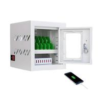 SBCWH Taquilla Portátil para Cargar Teléfonos Móviles, Estación de Carga con 6 a 20 Ranuras, Armario con Cerradura de Seguridad, para Estudiantes, Empleados y Turistas(21x24x24cm/8x9x9in)