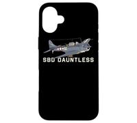 SBD Dauntless WW2 American Dive Bomber Avión Carcasa para iPhone 16 Plus