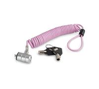 SBEDIRECT Cable antirrobo de PC ultra ligero rosa, único y moderno, ligero y fácil de llevar, para proteger tus PC del robo en cualquier momento, para evitar pérdidas confidenciales peligrosas