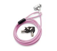 SBEDIRECT Cable antirrobo para PC ecológico, color rosa, ideal para tus Netbook, ligero y fácil de llevar, compatible con todas las muescas tipo Kensington, para proteger tus portátiles del robo en
