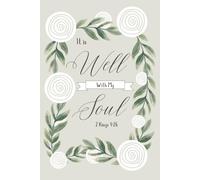 SBG LIFE | Blushing Blooms Journal Collection | 'It is Well with my Soul' | 2 Kings 4:26 | Christian Notebook with 131 Ruled Pages | 9”x 6”| Softcover