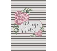 SBG LIFE | Blushing Blooms Journal Collection | 'Prayer Notes' | Rose | Christian Notebook with 120 Guided Prayer Pages | 9”x 6”| Softcover
