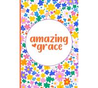 SBG LIFE | Christian Sayings Journal Collection | 'Amazing Grace' | Floral | Christian Notebook with 121 Ruled Pages | 9”x 6”| Softcover