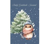 SBG LIFE | 'Daily Gratitude Journal' | Woodland Christmas Journal Collection| Snow Bird | Guided Journal | Christian Notebook with 131 | Ruled Pages | 9”x 6”| Softcover