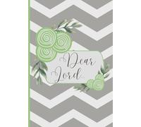 SBG LIFE | 'Dear Lord Journal' | Blushing Blooms Journal Collection| Lime | Lined Journal | Christian Notebook with 121 Ruled Pages | 9”x 6”| Softcover