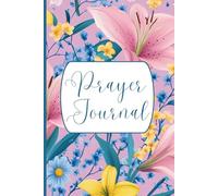 SBG LIFE | Floral Journal Collection | 'Prayer Journal' | Pink | Christian Notebook with 120 Guided Prayer Pages | 9”x 6”| Softcover