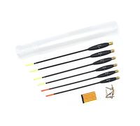 Sbirulino® Juego de 6 piezas (10 g a gr). 20) flotadores de pesca ingleses mod. Partido de competición. Caja de almacenamiento y accesorios incluidos en el kit