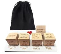 SBJJGQIS Juego De Dados Para Una Cita,Dados De Noche Para Parejas,Juegos De Dados Románticos Para Adultos,Juego De Juegos Para Parejas, Divertido Regalo De Cumpleaños Para El Día De San