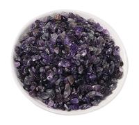 SBJKLYRN Cristal Irregular, Piedra de Amatista caída, for decoración Plantas, Relleno jarrones, Grava Rocas for peceras, del hogar(7~9mm/2.2lb)