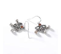 SBJKLYRN Pendientes, For Mujeres, Pendientes Chinos con borlas Huecas de Mariposa Personalidad Moda Retro for Mujer(B)