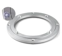 SBJKLYRN Plato Giratorio para Mesa, Base giratoria Lazy Susan Smooth 360, rodamiento Giratorio Circular de Metal Giratorio de Aluminio(12 Inches (300mm))