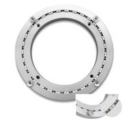 SBJKLYRN Plato Giratorio para Mesa, Base giratoria Lisa de 360 Grados, rodamiento de Bolas de Metal de Aluminio, for Mesa de Comedor de Cocina(24 Inches (600mm))