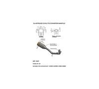 SBK EU-APPROVED CATALYTIC CONVERTER MANIFOLD