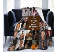 SBKGBIEHG Shemar - Manta de franela con diseño de actor Moore, cálida, suave, acogedora, para cama, sofá, camping, viajes, regalo para todas las estaciones, 60 x 50 pulgadas
