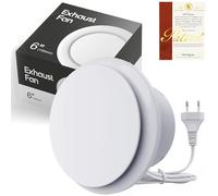 SBONNI Ventilador Extractor de baño 150mm, 16W Extractor baño Silencioso, 310m³/h Extractor Aire per Bagno, Wc, Cucina, Ufficio, Serra, Garage