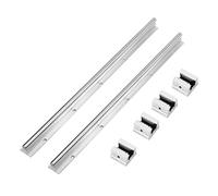 SBR12-500 mm 12 mm Guía de deslizamiento de riel de rodamiento lineal La construcción del metal se puede utilizar en máquinas de la industria automática