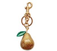 Sbredit Bonito llavero de cereza, dije de bolsa de cereza, dijes de bolso para bolsos, accesorios para llaveros, Oro pera, keychain