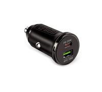 SBS Cargador de Coche 25 Watt, Cargador para iPhone, Samsung, Xiaomi, OPPO, Cargador USB-C para teléfonos móviles y tabletas, Salida de Carga Rápida USB-A 18 Watt